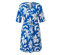 Robe en viscose mélangée avec imprimé all-over et ceinture en tissu femme s.Oliver Bleu 44