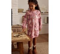Robe enfant en molleton louisa rose 18M(81CM)
