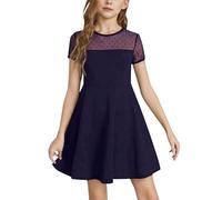 Robe Enfant Fille - Produit catégorie Dresses pour Filles - Robe légère d'été Courte et Adorable stylée pour Un Usage Quotidien Coupe Fluide et Couture soignée pièce incontournable de la Garde-Robe