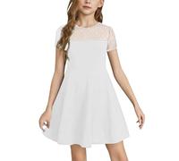 Robe Enfant Fille - Produit catégorie Dresses pour Filles - Robe légère d'été Courte et Adorable stylée pour Un Usage Quotidien Coupe Fluide et Couture soignée pièce incontournable de la Garde-Robe