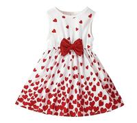Robe Enfant Fille - Produit catégorie Girls Dresses - Délices Coutures pour Petites Filles | Robe A-Ligne avec Nœud Bowknot pour Bébé et Tout-Petits | Robe Décontractée pour Fête et Jour J