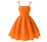 Robe Enfant Fille - Robe légère sans Manches pour Fille avec nœud Couture Princesse garçonne Couleur Unie été Design élégant pour Enfant Tenue Quotidienne adaptée Printemps et été