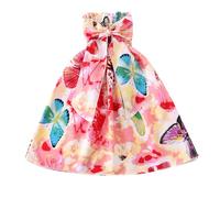 Robe Enfant Filles Chic et Elegant sans Manches Robe Anniversaire Formel fête Mariage Baptême Demoiselle d'honneur Communion Robes Fleur Robes Pageant Fête de Mariage Dress Pas Cher 2-15 ans