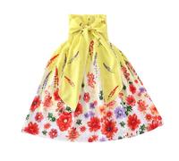 Robe Enfant Filles Chic et Elegant sans Manches Robe Anniversaire Formel fête Mariage Baptême Demoiselle d'honneur Communion Robes Fleur Robes Pageant Fête de Mariage Dress Pas Cher 2-15 ans