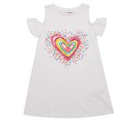 Robe enfant filles Desigual VEST_BLOOM Blanc 9 / 10 ans