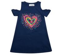 Robe enfant filles Desigual VEST_BLOOM Marine 11 / 12 ans