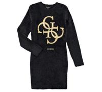 Robe enfant filles Guess LS SWEATER DRESS Noir 12 ans