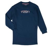 Robe enfant filles Tommy Hilfiger TOMMY PUFF FLOWER HWK DRESS LS Marine 8 ans