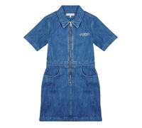 Robe enfant filles Tommy Hilfiger ZIP SS DRESS WASHED Bleu 6 ans