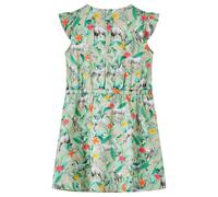 Robe Enfants à Manches Vêtement Imprimé Licorne et Plantes Kaki Clair 128 vidaXL