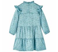 Robe fille - vidaXL - Modèle sans manches - Couleur bleu - Taille 116 - Imprimé glaces et cerises 5-6 ans