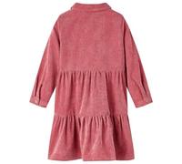 Robe Enfants À Manches Longues Velours Côtelé Rose Ancien 116