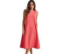 Robe estivale mi-longue sans manches femme Selmark Borealis Rouge S