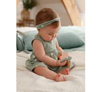 VERTBAUDET Robe et Bandeau Assorti bébé Fille Tilleul imprimé 18M(81CM)