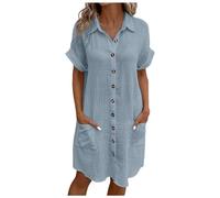 Robe Ete Femme Boheme Chic Elegante Tee Shirt De Chambre Noire Col V Longue Coton Empire Tunique Habillée Et Elegant Portefeuille Droite Plage Grande Taille Orange Fluide Qui Cache Le Ventre #