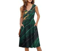 Robe Ete Femme Longue Chemise Fond De Jupe Boheme Pute Danse Latine Robe Femme Mariage Invité Dos Nu Fond De Chair Grande Taille Soiree Tailleurs-Jupes (A21,XL)