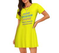 Robe Ete Femme Personnalisable - avec Photo Texte pour CréEr Votre Robe Unique - PersonnaliséE Choisissez Votre Image - Cadeau Unique pour Femme M