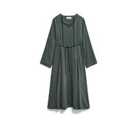 Robe femme ARMEDANGELS Mariolaana - Vert - Encolure en V - Manches longues - Fermeture éclair dissimulée XS