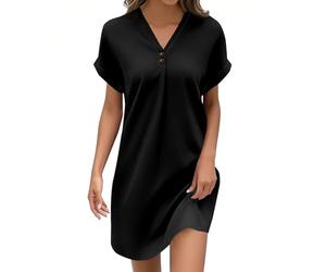 Robe Femme Chic Et Elegant Chemise De Mariée Taille Empire Ete Mi Longue Fluide Tee Shirt Fond Chair Robe Chemise Longue Femme Grande Taille Flamenco Guinguette Fluide Mi Droite (A02,XXL)