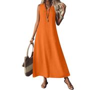 Robe Femme Chic Et Elegant Chemise Longue Ete Médiévale Morgan Charleston Robe Mere De La Mariee Soirée Longue D Ete Pareo Dorée Mi Femme Mes Commandes (A09,M)