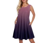 Robe Femme Chic Et Elegant Ete Bal De Promo Tenue Sexy Cocktail Mariage Boheme Morgan Robe Bretelle Ample Coton Femme Ete Robes Sexy Soirée (A13,XL)