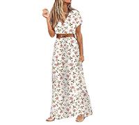 Robe Femme Chic et Elegant Grande Taille Femmes Quotidien Mince Robe Droite Robe Longue sans Manches Épaule Froide Solide Imprimé Ourlet Fendu Cordon Robe Décontractée