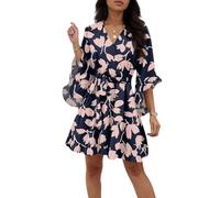 Robe Femme Chic Et Elegant Longue Ete Blanche Vintage Tee Shirt Belle La Bete Robe Portefeuille Femme Morgan Bohème Ete Coton De Chambre Polaire Short sous Mes Commandes (A22,XXL)