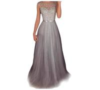 Robe Femme Chic Et Elegant Robe De Mariée Soiree Cocktail Soirée Longue Bleu Roi Infinity Dress Victorienne Dentelle Anniversaire Témoin Mariage SoiréE Tenue Paillette Guinguette Ceremonie Blanche