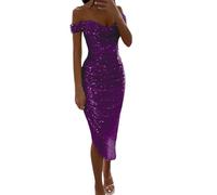 Robe Femme Chic Et Elegant Robe De Soirée New Years Dress Dos Nu Ete Longue Rouge Glamour Mariage Bal Dentelle Soiree Cocktail Bleu Noir Paillette Nouvel an Cold Shoulder Sexy 4XL Rose Grande Taille