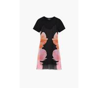 Desigual Robe courte NEVADA femme noir manches courtes XL