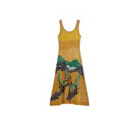 Desigual Vêtements Vest Tulum Femme Jaune Taille M
