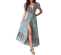 Robe Femme Ete Portefeuille Shein France Longue Bohème Chic Grande Taille Coton Et Lin Dos Nu Soiree Boheme Grossesse Été De Plage Printemps Blanche en Tulle pour Bal Poches Fonctionnelles Intégrées