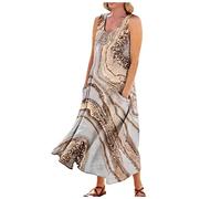 Robe Femme Ete, Robe Longue Femme Ete Robe Longue Ete Robe Steampunk Femme Robe Longue Femme Ete Boheme Chic Robe Rose Robe Longue Femme Chic Robes Longues Femmes (A14,5XL)