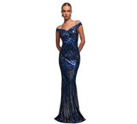 Robe femme Goddiva Geometric Bleu 40