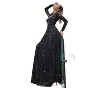 Robe femme Goddiva Hotfix A-line Noir 50 Tall
