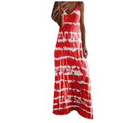 Robe Femme Grande Taille 58/60 - Robe d'impression Lumineuse Casual Loose Long Gilet pour Femmes sans Sommeil Mode Robe pour Femmes Jupe Longue Fluide