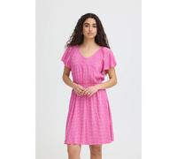 Ichi - Graphic Scallop Dress - Femme - Robes - Rose - Taille: 36 FR