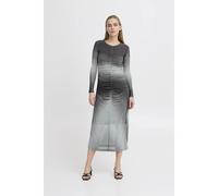 ICHI Robe 'PENLOPA DR' gris / noir, Taille 38