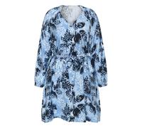 Robe femme KAFFE Curve Aliana Bleu 44
