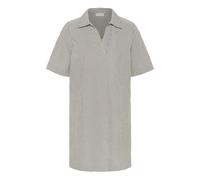 KAFFE CURVE Robe 'Nana' écru / bleu fumé, Taille 52