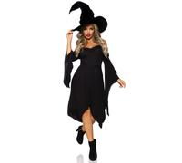Leg Avenue Cotton bell sleeved dress Déguisement Carnaval pour femme, M (Noir)