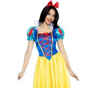 Leg Avenue Costume Blanche Neige Classique pour Femme Bleu/Jaune/Rouge Taille S