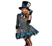 Robe femme Leg Avenue Tea Party Mad Hatter Multicolore S