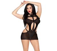 Robe femme Leg Avenue Teddy Noir TU