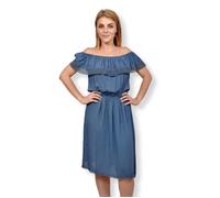 Robe femme - MADEMOISELLE J - Sans manche - Bleu - Taille 36/38 - Longueur genoux 36/38