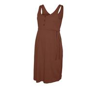 Mamalicious Evi Lia Abk Sleeveless Short Dress Marron M Femme
