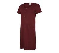 Robe femme Mamalicious Mira Solid NightGown A.E. Noos Rouge L