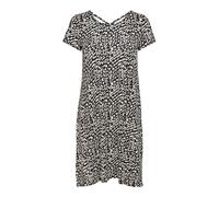 ONLY – Robe femme Onlbera – dos lacé, manches courtes – Noir-2 – M