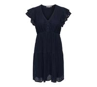 Only Robe d'été en dentelle Onlhelena WVN Noos – pour femme, Bleu, L