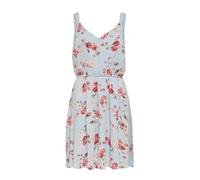 ONLY Onlkarmen S/L Robe Courte AOP WVN Noos pour Femme, Cachemire Bleu/AOP : Fleurs Roses, 38
